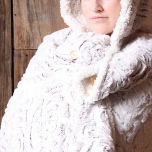 Hooded throw blanket